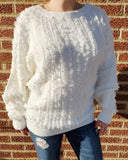 FRINGE KNITTED SWEATER